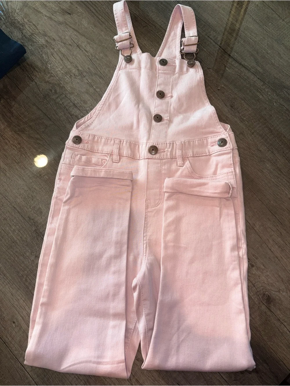 OshKosh B'gosh Light Pink Denim Overalls for Kids